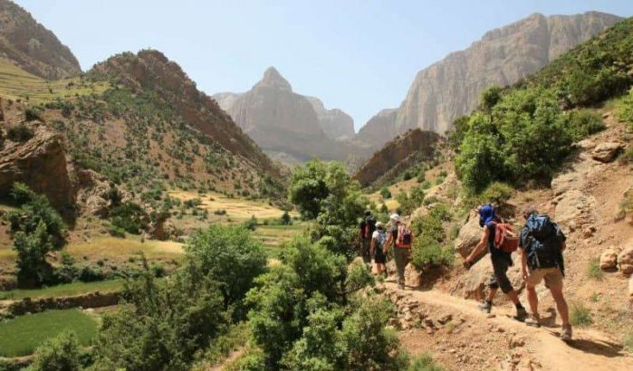 Gestrande Canadezen genieten van trektocht in Marokkaanse bergen