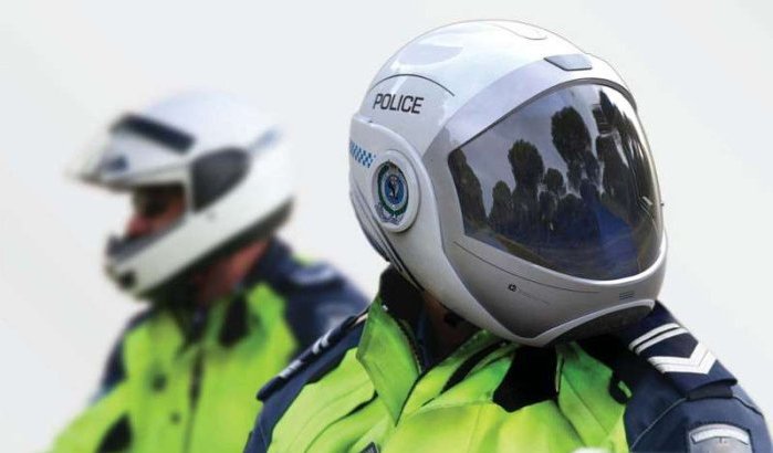 Motorpolitie Marokko krijgt camera op helm