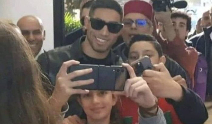 Achraf Hakimi als held onthaald in Ksar El Kebir (video)