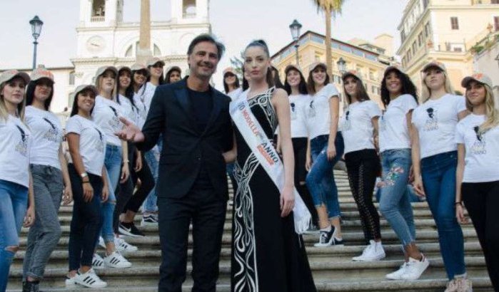 Marokkaanse Imane Bassou fotomodel van het jaar in Italië