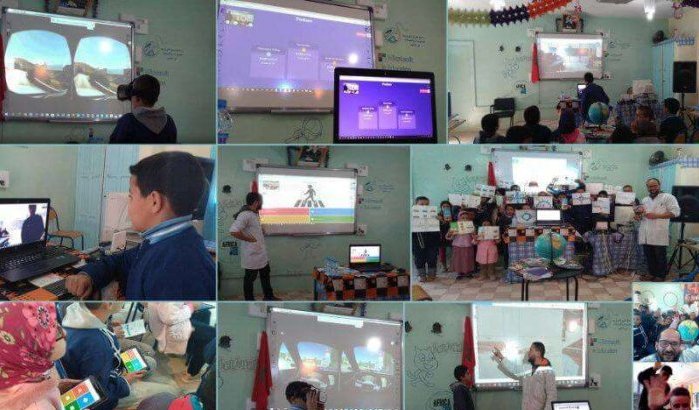 Marokkaanse docent onderscheiden voor ontwikkelen interactief bord