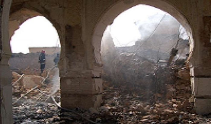 Grote moskee Taroudant verwoest door brand - update
