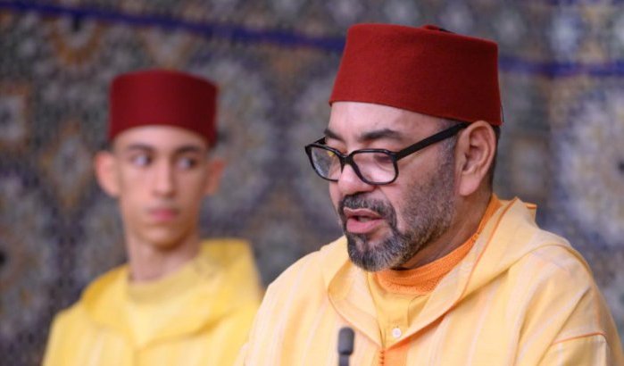 Koning Mohammed VI in Verenigde Arabische Emiraten