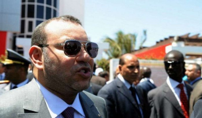 Koning Mohammed VI in Gabon aangekomen