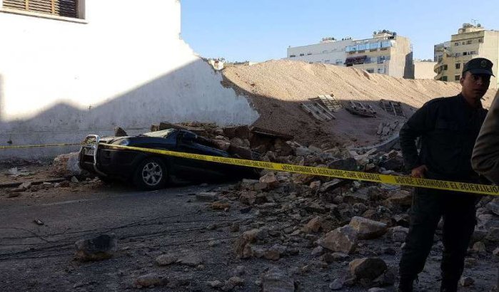 Doden en gewonden bij instorting muur in Casablanca (video)