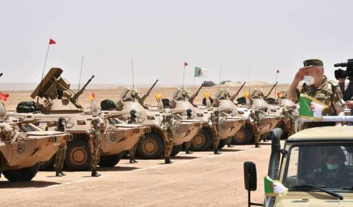 Machtsvertoon Algerijns leger bij grens Marokko
