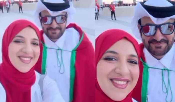 Man Emirati-zangeres Ahlam met Marokkaanse selham gespot (video)