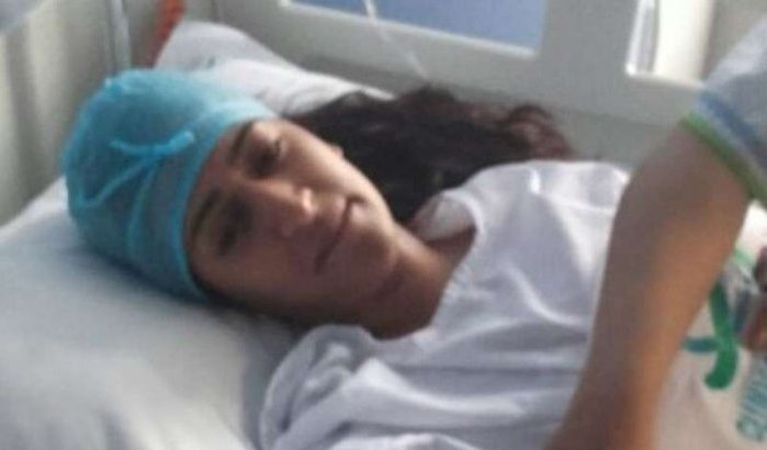 Dounia Boutazout al week in het ziekenhuis