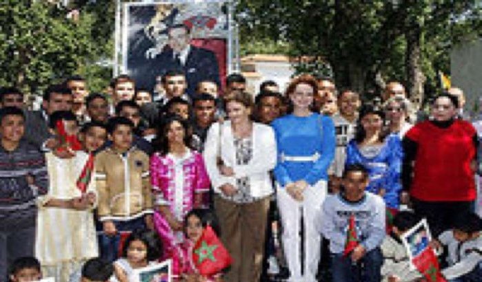 Lalla Salma en Lalla Zineb samen voor kinderen met kanker
