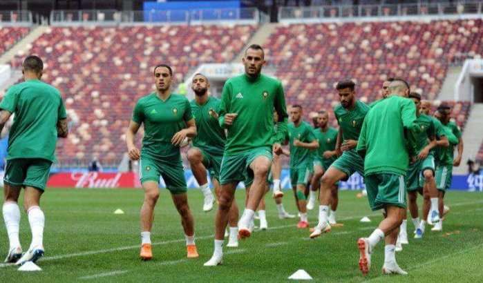 Marokkaans elftal bereidt zich voor op wedstrijd tegen Spanje
