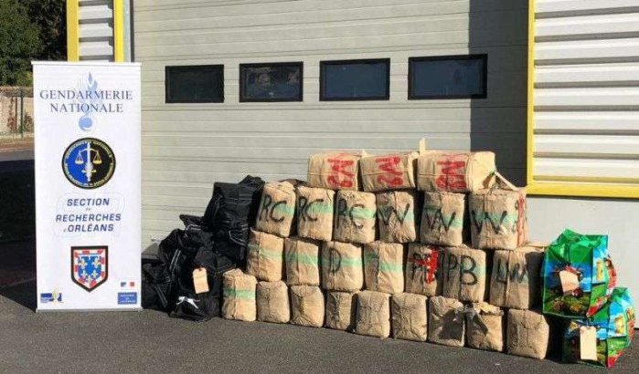Ton cannabis uit Marokko onderschept in Frankrijk
