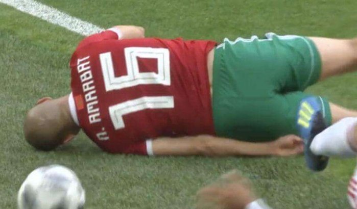 WK-2018: Nordin Amrabat out door hersenschudding