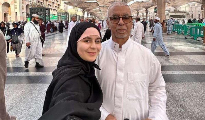 Kawtar Bamo deelt mooie foto's van Umrah met vader