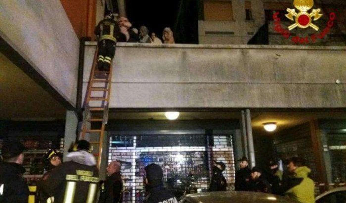 Italië: Marokkaans koppel komt om bij brand, kinderen zwaargewond (video)