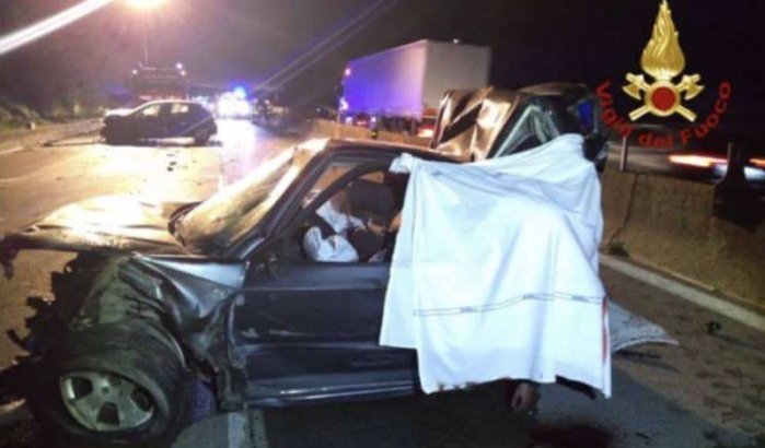 Auto stort van viaduct in Italië, twee Marokkanen omgekomen