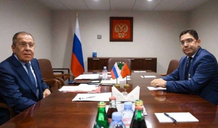 Nasser Bourita ontmoet Sergueï Lavrov in New York