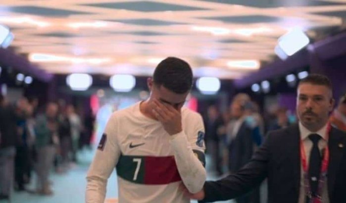 Cristiano Ronaldo in tranen na overwinning Marokko