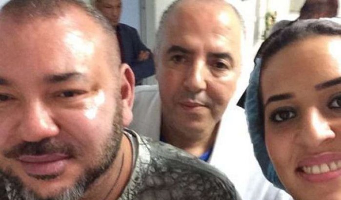 Koning Mohammed VI bezoekt opnieuw voormalige Premier in ziekenhuis (foto's en video)