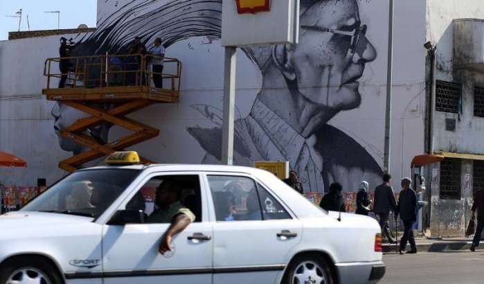 Foto's: street art in Rabat