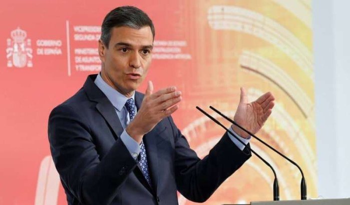 Pedro Sanchez deze week in Marokko