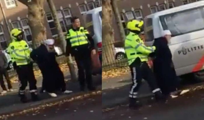 Ophef na hardhandige arrestatie bejaarde Marokkaan in Amsterdam (video)