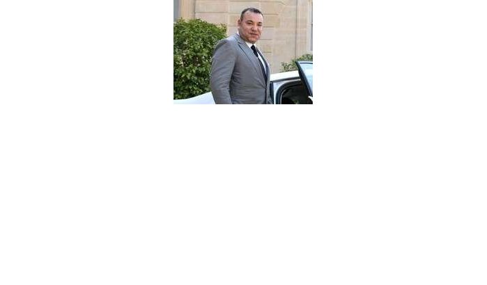 Mohammed VI bij Franse president François Hollande