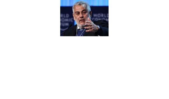 Abdelilah Benkirane op WEF Davos