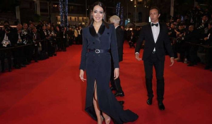 Sofia Essaïdi, opvallende verschijning op Filmfestival Cannes