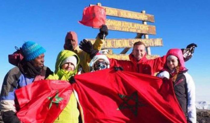 Marokkaanse vrouwen bereiken top Kilimandjaro
