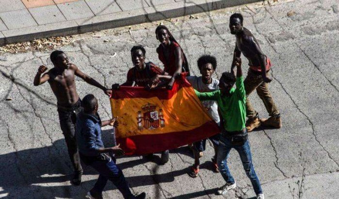 Migranten die woensdag grens Sebta bestormden naar Marokko teruggestuurd