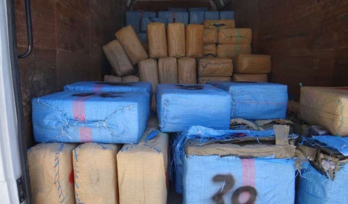 Ton Marokkaanse cannabis onderschept op Franse snelweg