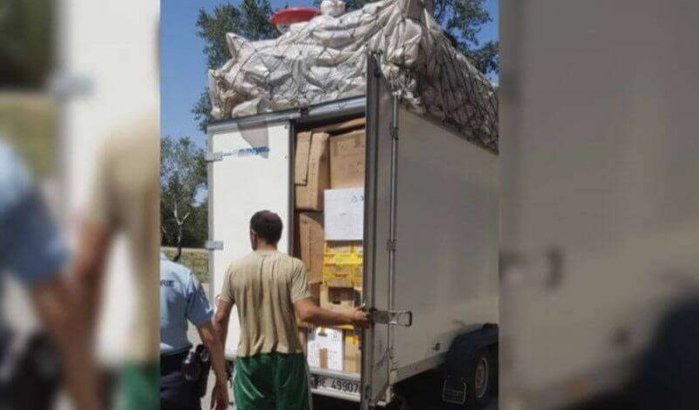 Marokkaan op weg naar Marokko had 2 ton teveel in voertuig (foto)
