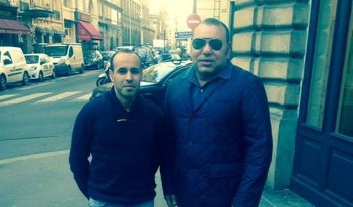 Foto: Koning Mohammed VI in Parijs