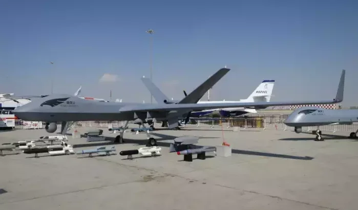 Marokkaanse soldaten getraind in gebruik Chinese Wing Loong ll drones