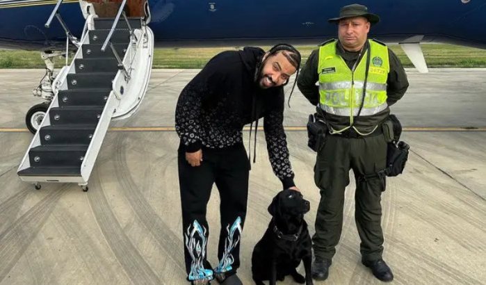 Privévliegtuig French Montana doorzocht in Colombia (video)