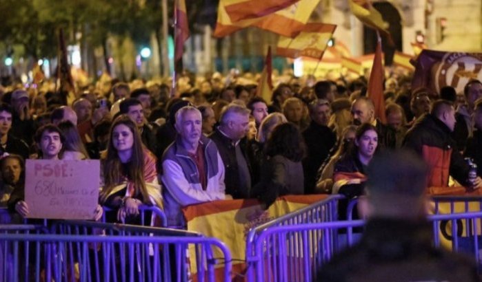 Anti-Marokkaanse leuzen bij protesten in Spanje