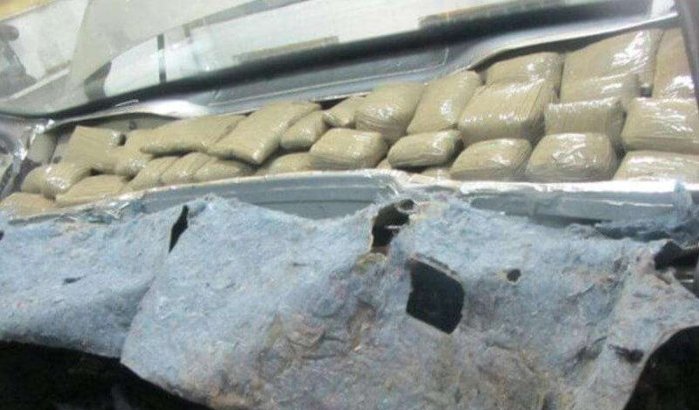 Marokkaan uit Europa met 130 kilo cannabis betrapt