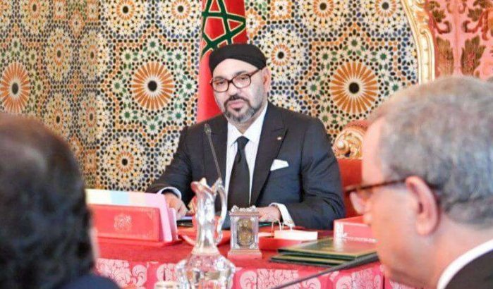 Koning Mohammed VI brengt ministers samen