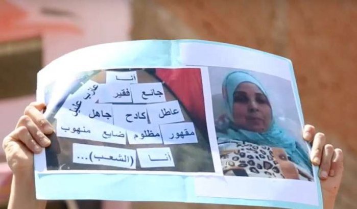 Solidariteitsdemonstratie voor vrouw die zichzelf verbrandde in Kenitra (video)