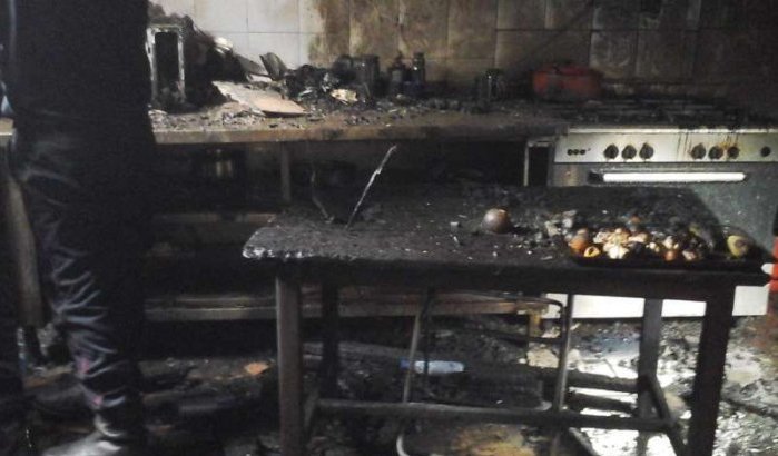 Gewonden bij brand in café in Fez