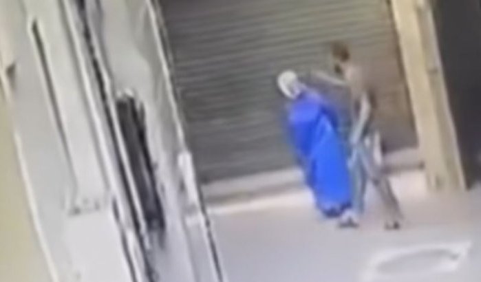 Schokkende aanval op oude vrouw in Tanger (video)