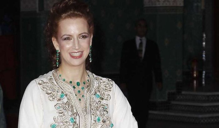 Lalla Salma en kinderen ook op concert Usher