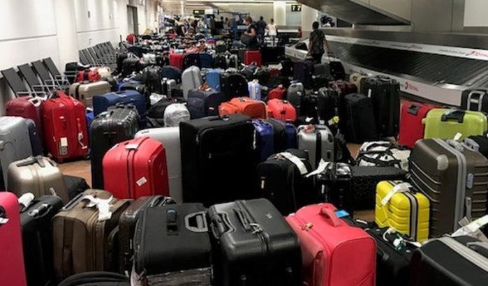 Problemen met bagages op luchthaven Mohammed V in Casablanca