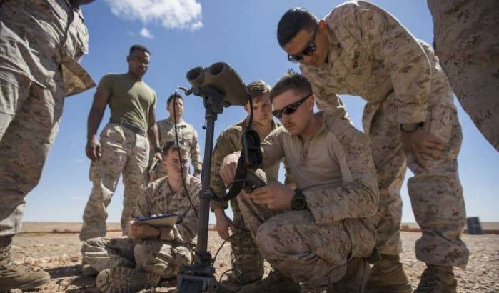 Militaire oefeningen "African Lion 21" in de Marokkaanse Sahara