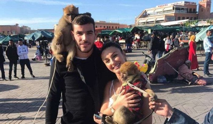 Real Madrid-speler Theo Hernandez in Marrakech (foto's)