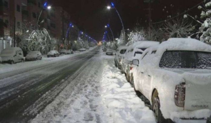 Marokko: sneeuwval tot woensdag in Marokko