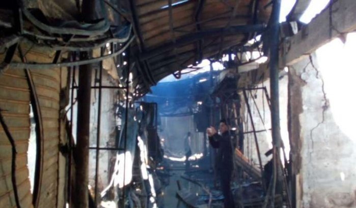 Inezgane: 200 marktkramen door brand verwoest (foto's)