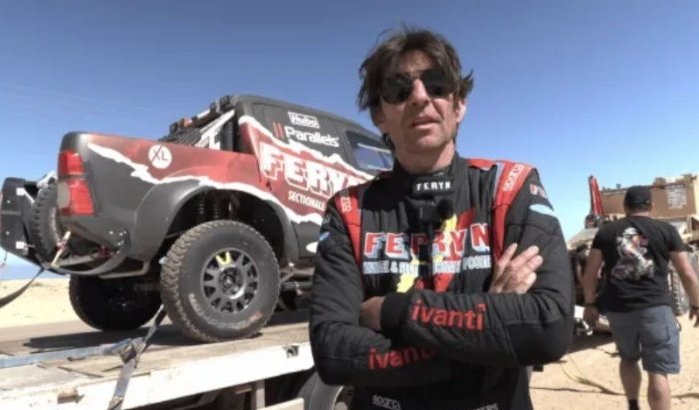 Zware crash Belgische zanger Koen Wauters in Morocco Desert Challenge