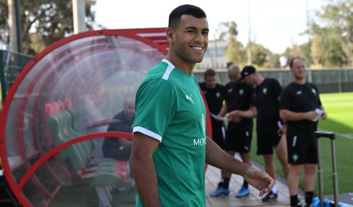 Walid Cheddira trouwt met Egyptische (video)