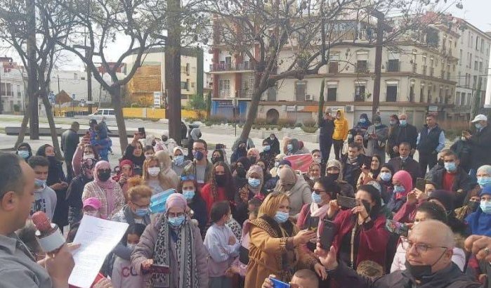 Marokkanen demonstreren in Spanje voor opening zeegrenzen